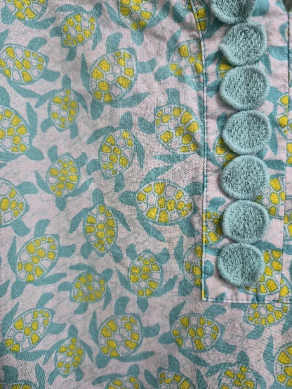 Vineyard Vines Tunic Swim Coverup Turtle Print Size Medium